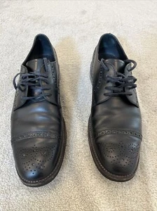 TOD’S Brogues Scarpe eleganti nere 8 derby alari Made in Italy - Foto 1 di 10