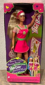1997 Sticker Craze Barbie doll NRFB Bob Mackie face - Picture 1 of 8
