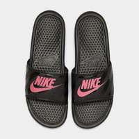rose nike slides