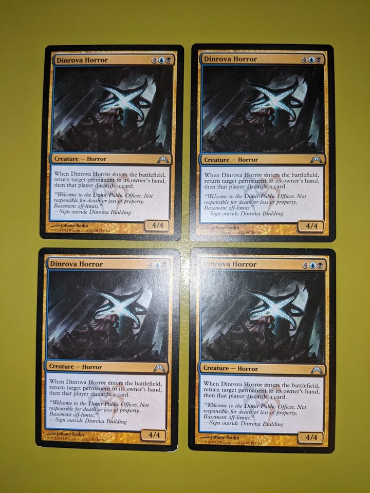 Dinrova Horror x4 Gatecrash 4x Playset Magic the Gathering MTG  - Image 1 of 1