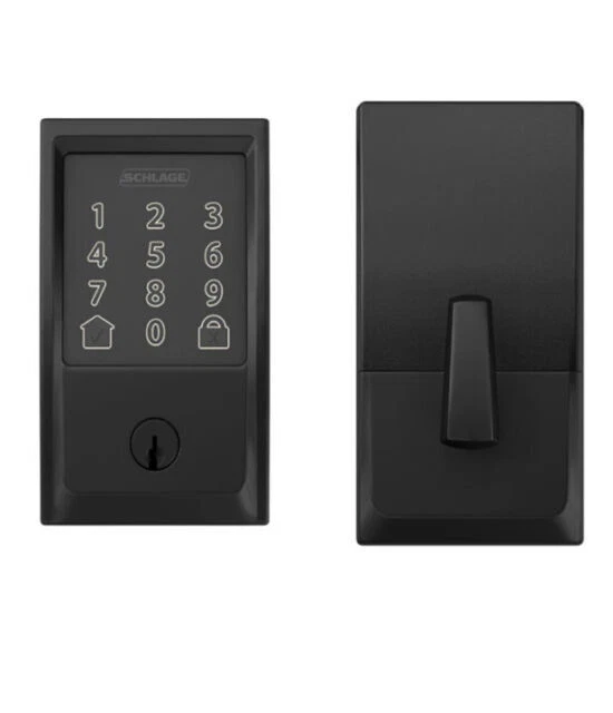 Schlage BE489WB-V-CEN-622 Encode Smart Wifi Deadbolt - Matte Black