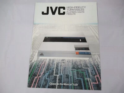 JVC Vintage Turntable QL-A75 QL-Y55F QL-E55 QLF300 LE33 Catalogue Original Japan - Image 1 of 4