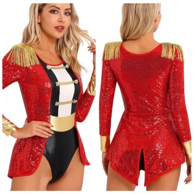 Женский боди боди костюм комбинезон Ringmaster комбинезон косплей сценическое шоу - Изображение 1 из 4