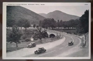 Deerfield River Bridge, Mohawk Trail, MA - Ende 1930er-40er Jahre, raue Kanten - Bild 1 von 3