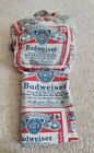 Vintage Budweiser Twin Size Bed Sheets Perma Prest Muslin Sears Fitted Flat