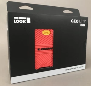LOOK Geo City Grip Mountain MTB Bike Pedals Platform 9/16" Red Double Sided NIB - Picture 1 of 5