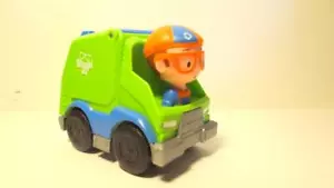 Blippi Mini Vehicle Garbage Truck 3" Toy Figure Recycling Jazwares - Picture 1 of 5