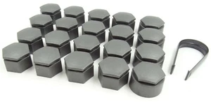 NEU RADMUTTERABDECKUNGEN FÜR Vauxhall (Opel) Insignia A 2010-2017 Schraubenkappen 22 mm GRAU WERKZEUG - Bild 1 von 6