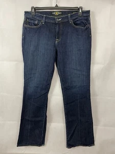 Lucky Brand Jeans Womens 16/33 Dark Blue Denim Classic Rider Boot Mid Rise G1 - Picture 1 of 13