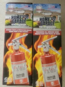 Shield Home & Garage 1A10B C Fire Extinguishers Dry Chemical 2.5 lb (2 PACK) - Picture 1 of 6