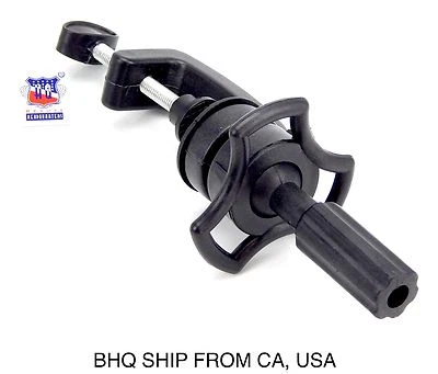 BEAUTY HEADQUARTERS Hair Salon Hairdressing Clamp Training Head Mannequin Stand Adjustable Holder G