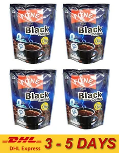 4x Fitne Black Coffee Instant Mix 0%Sugar Coenzyme Q10 Weight Loss Diet 10 stick - Picture 1 of 4