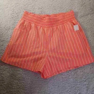 A New Day Elastic Waist Striped Casual Shorts Womens M Beach Vacation Summer - Picture 1 of 8