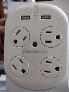 NEW 360 Electrical Revolve 3.4 Surge Protector w/ 4 Rotating Outlets & 2 USB pts - Picture 1 of 1