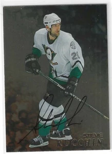Steve Rucchin 1998/99 Be A Player Gold Autogrammkarte #151 Anaheim Ducks - Bild 1 von 1