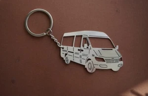 Keychain Mercedes Sprinter 313 Key ring high quality stainless steel 1,5mm - Picture 1 of 1