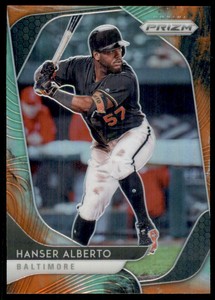 2020 Panini Prizm Prizms Cosmic Haze #110 Hanser Alberto