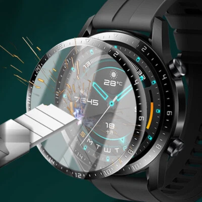 Watch Film Full Cover Screen Protector Prevent Scratches for Huawei Watch GT2+ - Image 1 of 4