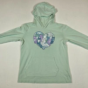 Life Is Good Hoody Kids XL Light Green Long Sleeve Cats Logo Life Is Good Shirt - Picture 1 of 11
