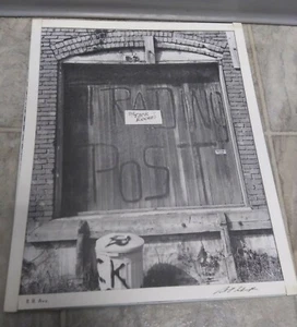 Paul Schaufler Photograph Print - R. R. Ave 481.2 14" x 11"  - Picture 1 of 4