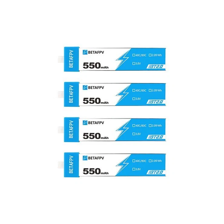 BetaFPV Lipo BT2-0 550mAh 1S 40C 4 unidades