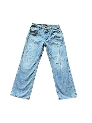 Pantalones de mezclilla para hombre Tony Hawk lavado claro 100 % algodón talla 32x30 Foto 1 de 4