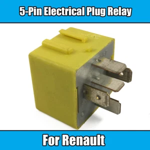 1x Yellow 5 Pin Relay For Renault Grand Scenic 12v 40A Electrical Plug Relay - Picture 1 of 1