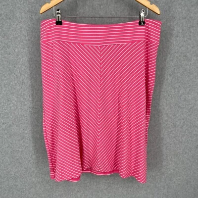 Falda Columbia PFG Pull On Talla XL Rosa Blanco Rayas OmniWick Pesca Exterior Foto 1 de 4