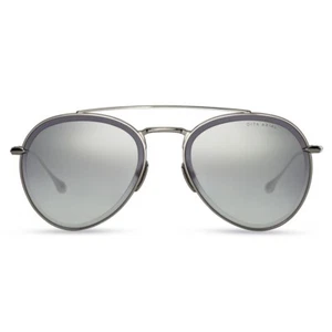 Brand new DITA AXIAL 57mm sunglasses Dark Grey Clear-Silver DTS502-57-01-SLV - Picture 1 of 6