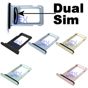iPhone 15 or 15 Plus Replacement Nano Dual Twin Sim Card Holder Tray With Gasket - Picture 1 of 6