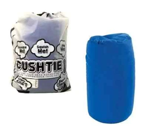 Funtime Cushtie Pillow Travel Cushion (Blue) In A Bag Neck Support - Picture 1 of 5