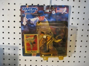 Greg Maddux Starting Lineup 2000 MLB Baseball Figure Atlanta Braves Carded - Picture 1 of 6