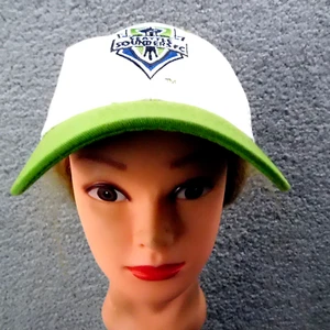 Adidas SEATTLE SOUNDERS FC Cap Hat Embroidered MLS SOCCER Mesh Back Fitted L/XL - Picture 1 of 9