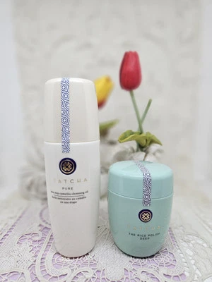 Очищающее масло TATCHA 5 унций рисовый порошок глубокий набор 60 г новое - Изображение 1 из 4