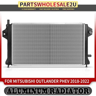 Radiator for Mitsubishi Outlander PHEV 2018-2022 L4 2.0L 2.4L Plastic+Aluminum - Image 1 of 4
