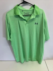 Under Armour Polo Golf Uomo The Playoff Bright Bold Verde Lime, Taglia XL - Foto 1 di 4