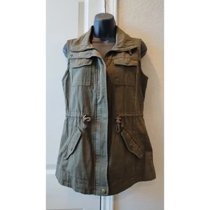 Chaleco cargo American Rag verde utilitario pequeño para mujer - Imagen 1 de 13