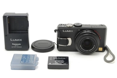 🌸LEGGI[ QUASI NUOVO] Panasonic LUMIX DMC-LX2 fotocamera digitale compatta nera Giappone - Immagine 1 di 4