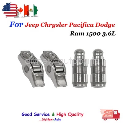 2X For Jeep Chrysler Pacifica Dodge Ram 1500 16-24  Exhaust Lifters &Rocker Arm - Изображение 1 из 4