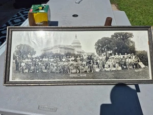 1939 Gerahmtes Foto Burlington Zephyr Eisenbahn Zug Tour Bild Washington D.C. - Bild 1 von 8
