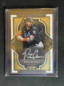 2023 Topps Tier One #T1A-PA Pete Alonso Tier One Autographs Silver Ink #/10 - Picture 1 of 2