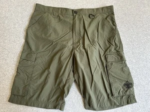 Boy Scouts of America Shorts Men Large Green Nylon Cargo Pouch Uniform BSA Adult - Picture 1 of 10