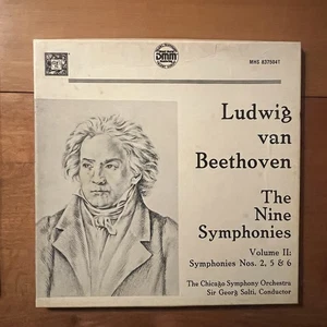 The Nine Symphonies of Beethoven Vinyl Rene Leibowitz Conducting Royal Orchestra - Imagen 1 de 8