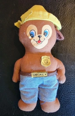 Figura de tela Knickerbocker Smokey the Bear años 70 6" Foto 1 de 4