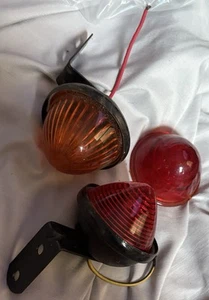 Vintage Marker Lights For Motorcycle Or Truck - Bild 1 von 10