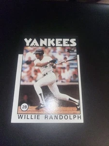 Willie Randolph 1986 Topps #455 New York Yankees - Picture 1 of 2