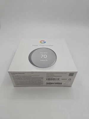 Google Nest Thermostat Charcoal/Gray, 4th GenerationModel G4CVZ,  Sealed - Image 1 of 3