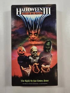Halloween 3 Season of the Witch VHS Tape 1982 GoodTimes Home Video 1996 Good Con - Photo 1/17