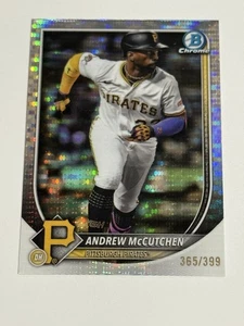 Refractor pulsar Andrew McCutchen cromado Bowman 2025/399 #24 Piratas - Imagen 1 de 2