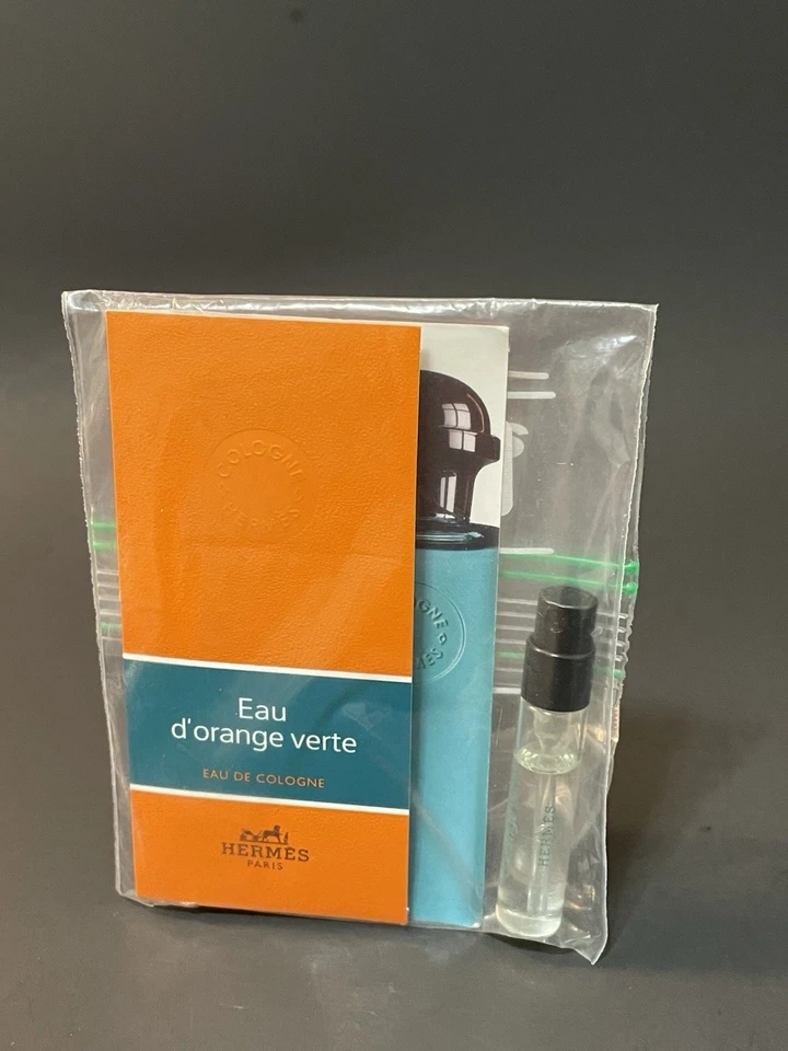 HERMES "EAU D' ORANGE VERTE" SIN GÉNERO: MUESTRA DE EAU DE COLOGNE NUEVO Frasco Foto 1 de 1